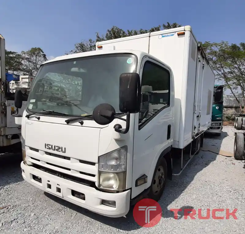 รถตู้แห้ง 6 ล้อ ISUZU NPR เครื่อง 4JJ1 130 แรงม้า