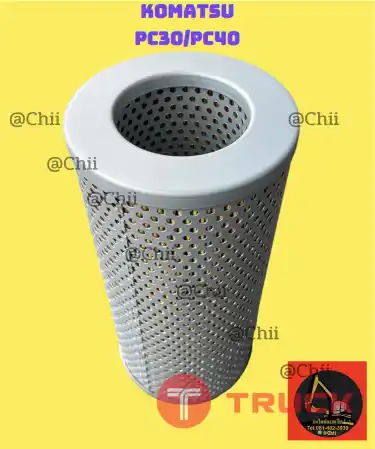 กรองไฮดรอลิก pc30 komatsu ขายอะไหล่แบคโฮ 0814023939