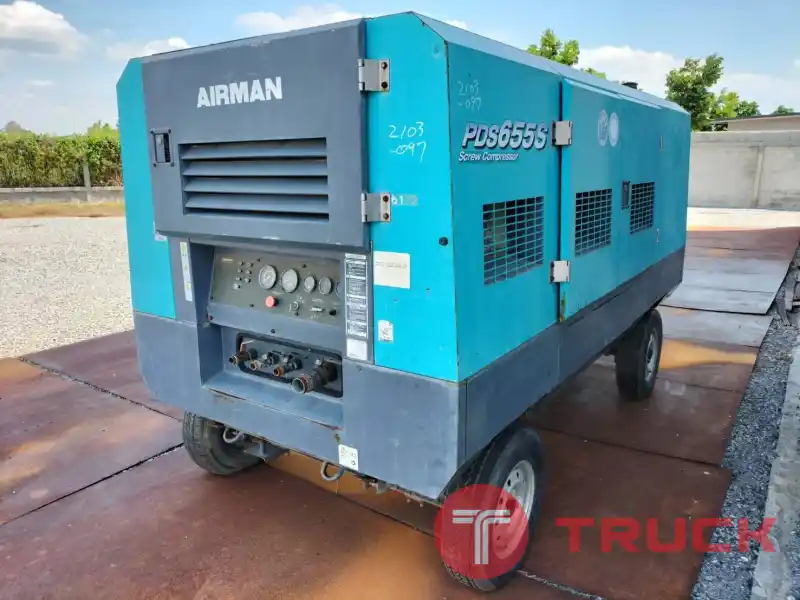 Airman PDS655S : เครื่องปั๊มลม 655CFM **พร้อมใช้งาน* โทร.080-6565422 (หนิง)