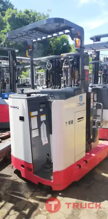 ขายฟอร์คลิฟท์ NICHIYU ยืนขับ รุ่น FBRM13L-80-350MSF ขนาด 1.3 ตัน เสายกสูง 3.5 เมตร พร้อมไซด์ชิฟท์ สำหรับที่เตี้ยๆ รถสภาพสวย รถนำเข้าจากญี่ปุ่น
