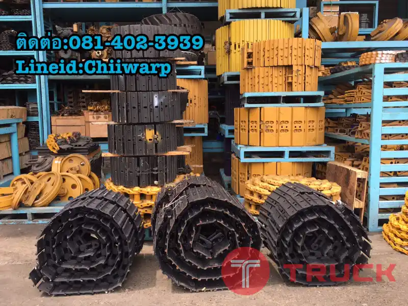 โซ่แทรค pc30 komatsu ขายอะไหล่แบคโฮ 0814023939