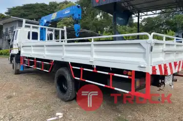 ขายรถบรรทุกหกล้อ ISUZU รุ่น FTR ปี38 ติดเครน 3ตัน สภาพพร้อมใช้