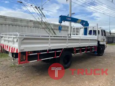ขายรถบรรทุกหกล้อ ISUZU รุ่น FTR ปี38 ติดเครน 3ตัน สภาพพร้อมใช้