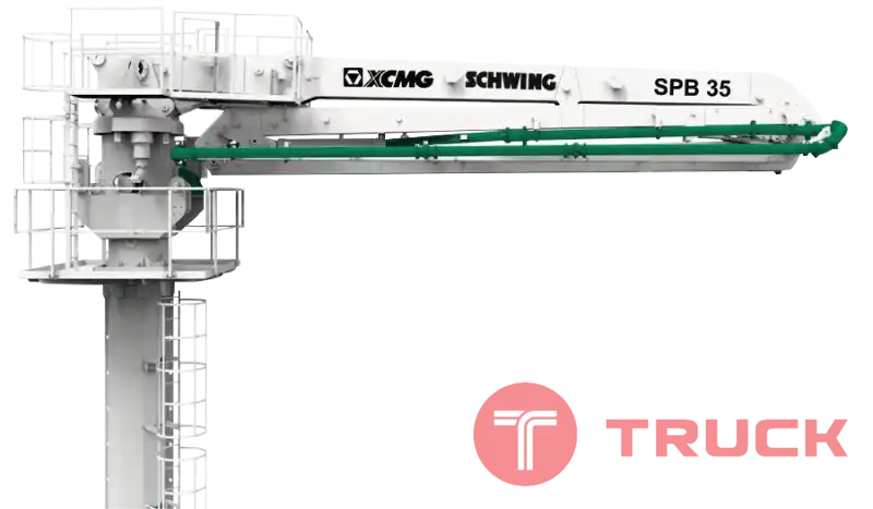 รถปั๊มลาก Concrete Placing Boom