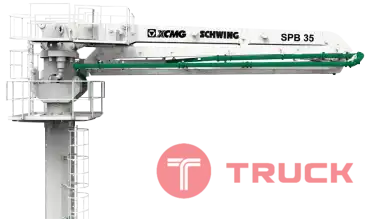 รถปั๊มลาก Concrete Placing Boom