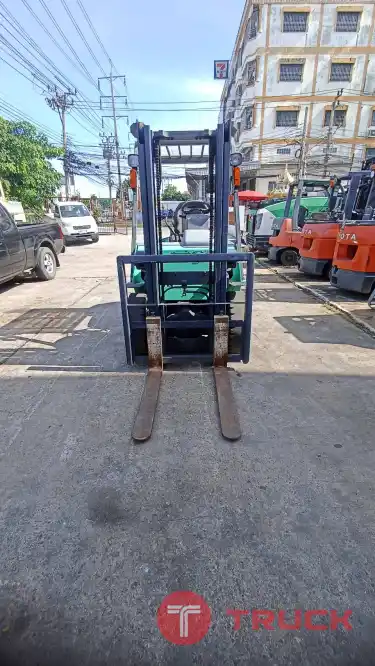ขายฟอร์คลิฟท์ MITSUBISHI รุ่น FG20T เครื่องยนต์เบนซิน/แก๊ส เกียร์ออโต้ ขนาด 2 ตัน เสายกสูง 3 เมตร รถมือสองสภาพดี นำเข้าจากญี่ปุ่นน