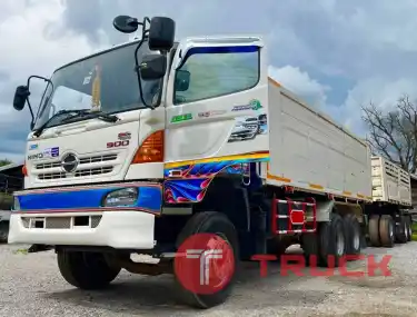 รถพ่วง 22 ล้อ แม่ลูก-ดั้มพ์ 1,750,000 บาท HINO MEGA