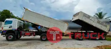 รถพ่วง 22 ล้อ แม่ลูก-ดั้มพ์ 1,750,000 บาท HINO MEGA