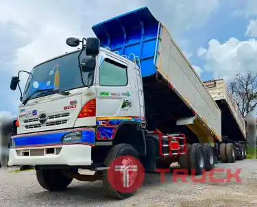 รถพ่วง 22 ล้อ แม่ลูก-ดั้มพ์ 1,750,000 บาท HINO MEGA