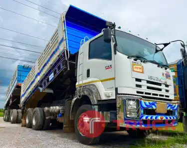 รถพ่วง 22ล้อ แม่ลูกดั้มพ์ ไอดีทอง 2,390,000 บาท ISUZU DECA