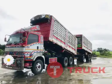 ขายรถพ่วงดั้ม isuzu 360 ปี 56