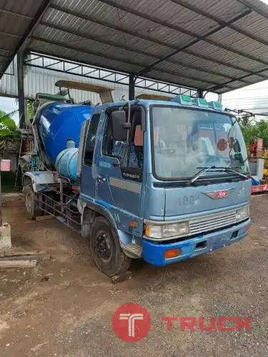 รถโม่ปูน 6 ล้อ HINO มือสองจากญี่ปุ่น โม่ 4.4 คิว