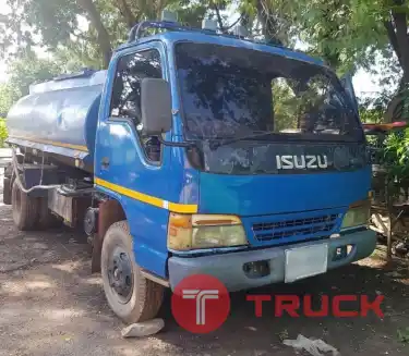 6 ล้อน้ำ 6,000 ลิตร 265,000 บาท ISUZU NPR 115 แรง บรรทุกน้ำ