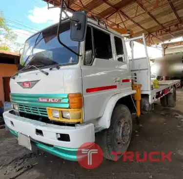 6 ล้อติดเครน 399,000 บาท Hino FF177-168 แรง