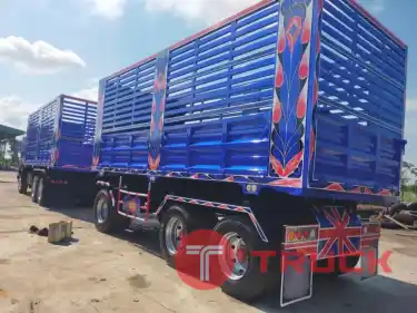 รถพ่วงดั้มเกษตร 24 ล้อ 2,290,000 บาท ISUZU DECA 360 แรง ปี 54