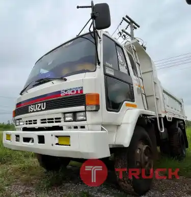 6 ล้อดั้ม 5 คิว มี ลำโพงลากจูง เกียร์ Fuller Eaton 595,000 บาท ISUZU ROCKY 195 แรง