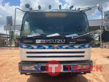 12 ล้อ 2 เพลา ท้ายลาด บันไดไฮโดลิค 999,000 บาท ISUZU GIGA 360 แรง ปี 52