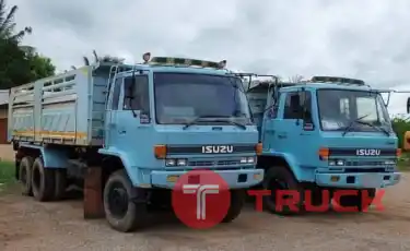 10 ล้อดั้มสามมิตรมอเตอร์ ขายเหมารวม 2 คัน 1,375,000 บาท ISUZU ROCKY 195 และ 240 แรง นางฟ้่า โค้ต R