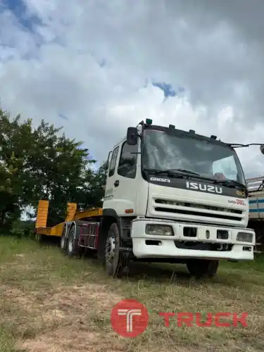 10 ล้อหัวลาก 1 เพลา พร้อมหางโลเบต 2 เพลา ยังไม่จดทะเบียน ต่อใช้เอง 699,000 บาท ISUZU GIGA เครือง DAEWOO-340 แรง