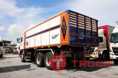 สิบล้อดั้มพ์ HINO VICTOR 344 แรงม้า ปี 59 บวก หางดั้มพ์ ปี 56