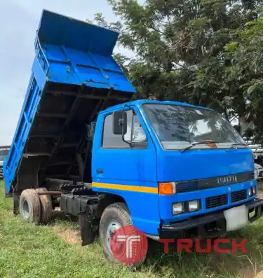 6ล้อดั้มพ์ 5 คิว มีสโลว์กลาง 345,000 บาท ISUZU NPR 115 แรง