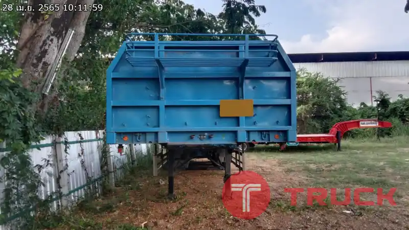 รถบรรทุก กึ่งพ่วง พื้นเรียบ 3 เพลา รหัส CT704130