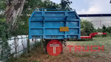 รถบรรทุก กึ่งพ่วง พื้นเรียบ 3 เพลา รหัส CT704130