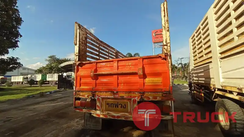 รถบรรทุก หางพ่วง กระบะคอก 3 เพลา รหัส CT703660