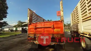 รถบรรทุก หางพ่วง กระบะคอก 3 เพลา รหัส CT703660