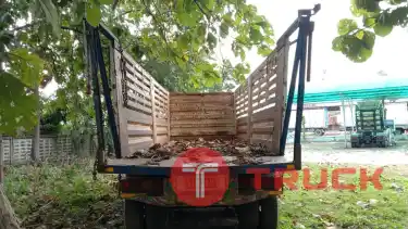 รถบรรทุก หางพ่วง กระบะคอก 3 เพลา รหัส CT823835