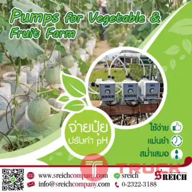 ปั๊มจ่ายเติมปุ๋ย ปั๊มฟีดปุ๋ยอัตโมนัติที่แม่นยำ นำเข้าจากอิตาลี