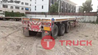 รถบรรทุก กึ่งพ่วง พื้นเรียบ 3 เพลา รหัส CT658068