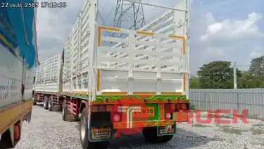 รถบรรทุก หางพ่วง กระบะคอก 2 เพลา รหัส CT673812
