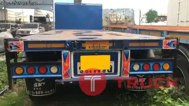 รถบรรทุก หางพ่วง หางพ่วง พื้นเรียบ 3 เพลา รหัส CT736185