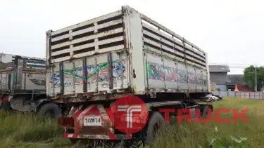 หางพ่วง กระบะคอก 2 เพลา รหัส CT808113