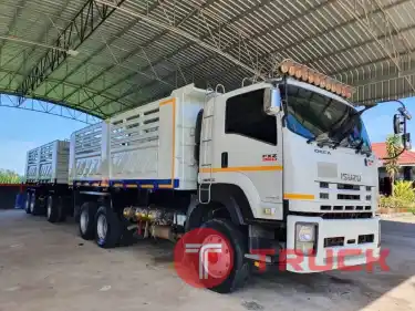 รถพ่วง แม่-ลูกดั้มพ์ อู่สามมิตรมอเตอร์ 22 ล้อ 2,590,000 บาท ISUZU DECA 360แรง ปี 57 วิ่ง 543,462 Km สวยกิ๊ป ยังกะ ป้ายแดง