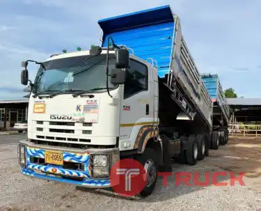 รถพ่วงดั้ม 24 ล้อ ISUZU DECA 360 ปี58 EURO 3 FT