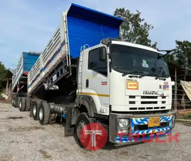 รถพ่วงดั้ม 24 ล้อ ISUZU DECA 360 ปี58 EURO 3 FT