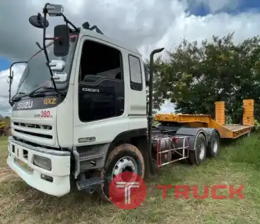 10 ล้อหัวลาก 1 เพลา พร้อมหางโลเบต 2 เพลา ISUZU GIGA เครือง DAEWOO-340 แรง
