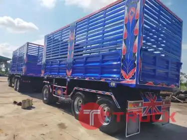รถพ่วงดั้มเกษตร 24 ล้อ ISUZU DECA 360 แรง ปี 54