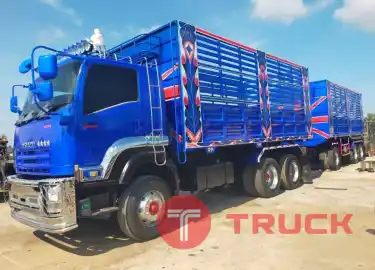 รถพ่วงดั้มเกษตร 24 ล้อ ISUZU DECA 360 แรง ปี 54