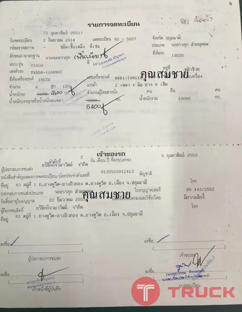 รถบรรทุก 6 ล้อ ยี่ห้อ ISUZU หัวยาว กระบะเรียบ เครื่อง 6BB1 6 สูบ 125 แรง รถบรรทุก 6 ล้อ ยี่ห้อ ISUZU หัวยาว กระบะเรียบ เครื่อง 6BB1 6 สูบ 125 แรง