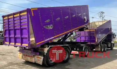 หล่อ เท่ห์ โดดเด่น พ่วง 22 ล้อ แม่ลูกดั้มพ์ อู่ชันชัย นครปฐม 3,350,000 บาท HINO VICTOR. 380 แรง ปี63 วิ่ง 255,510 Km