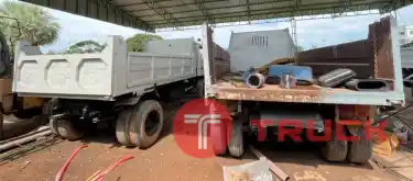 ฝนก็ตก ช่าง ไปหาปลา ไม่มา เลยขายถูก ๆ 2 คัน สำหรับ นักปั้น 365,000 บาท HINO KM777-117 แรง และ MITSU CANTER 110 แรง