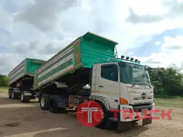 พ่วง 22 ล้อ แม่ลูกดั้มพ์ กระบะมีเนียมต่ออู่ ST 2,290,000 บาท HINO VICTOR. 260 แรง ปี59 วิ่ง 571,553 Km
