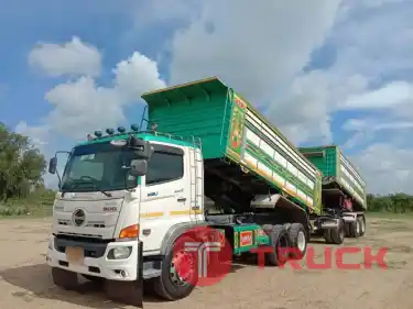พ่วง 22 ล้อ แม่ลูกดั้มพ์ กระบะมีเนียมต่ออู่ ST 2,290,000 บาท HINO VICTOR. 260 แรง ปี59 วิ่ง 571,553 Km