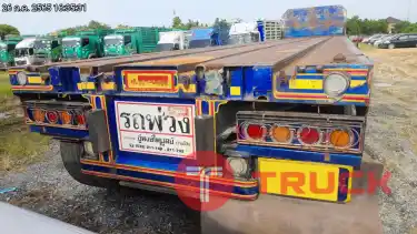 รถบรรทุก หางพ่วง พื้นเรียบ 3 เพลา รหัส CT708217