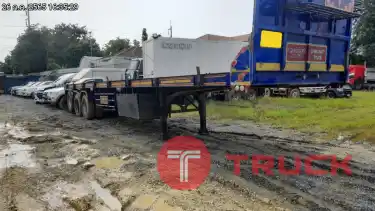 รถบรรทุก หางพ่วง พื้นเรียบ 3 เพลา รหัส CT708217