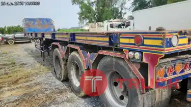 รถบรรทุก หางพ่วง พื้นเรียบ 3 เพลา รหัส CT708217