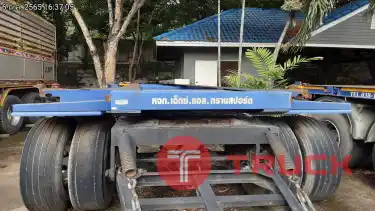 รถบรรทุก หางพ่วง พื้นเรียบ 3 เพลา รหัส CT729930